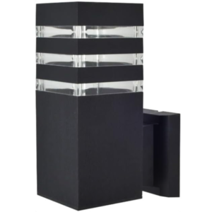 APPLIQUE MURALE D'EXTÉRIEUR EN ALUMINIUM E27 IP54 NOIR MEDLUX